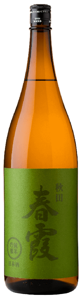 春霞 緑ﾗﾍﾞﾙ 美郷錦 純米吟釀 (1800ml) [日本直送]