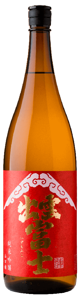 Fujishuzo Red Label Yamada Nishiki Junmai Ginjo (1800ml) [Direct from Japan]