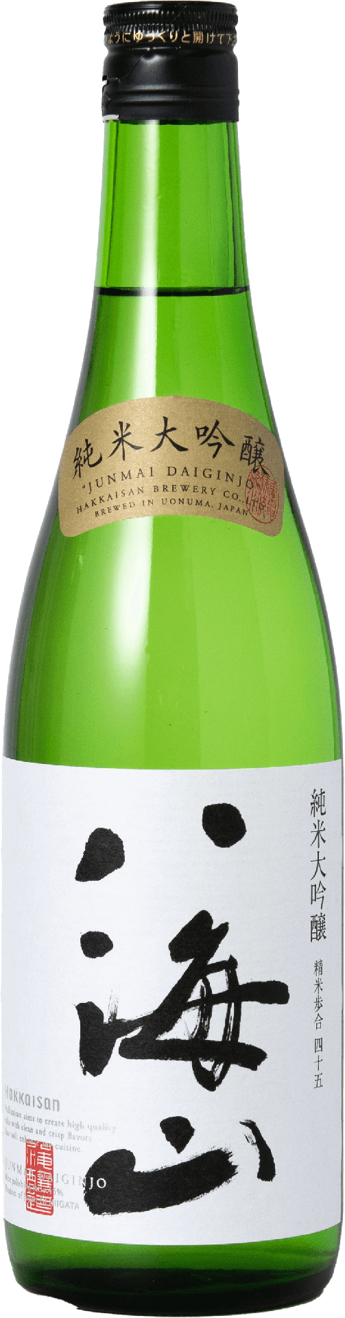 [HAKKA01_0720_2408] Hakkaisan Junmai Daiginjo (720ml) [Direct from Japan]