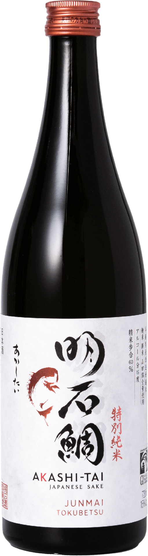 [AKASH01_0720_2408] Akashi Tai  Tokubetsu Junmai (720ml) [Direct from Japan]
