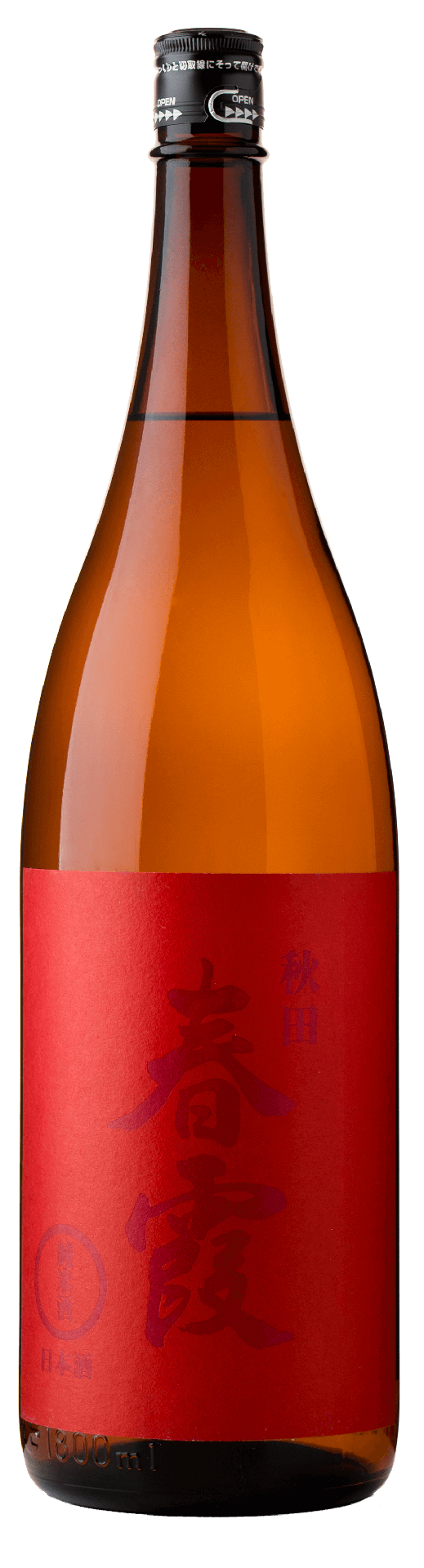 [HARUK01_1800_L3M] 春霞 赤ﾗﾍﾞﾙ 純米(1800ml) [日本直送]