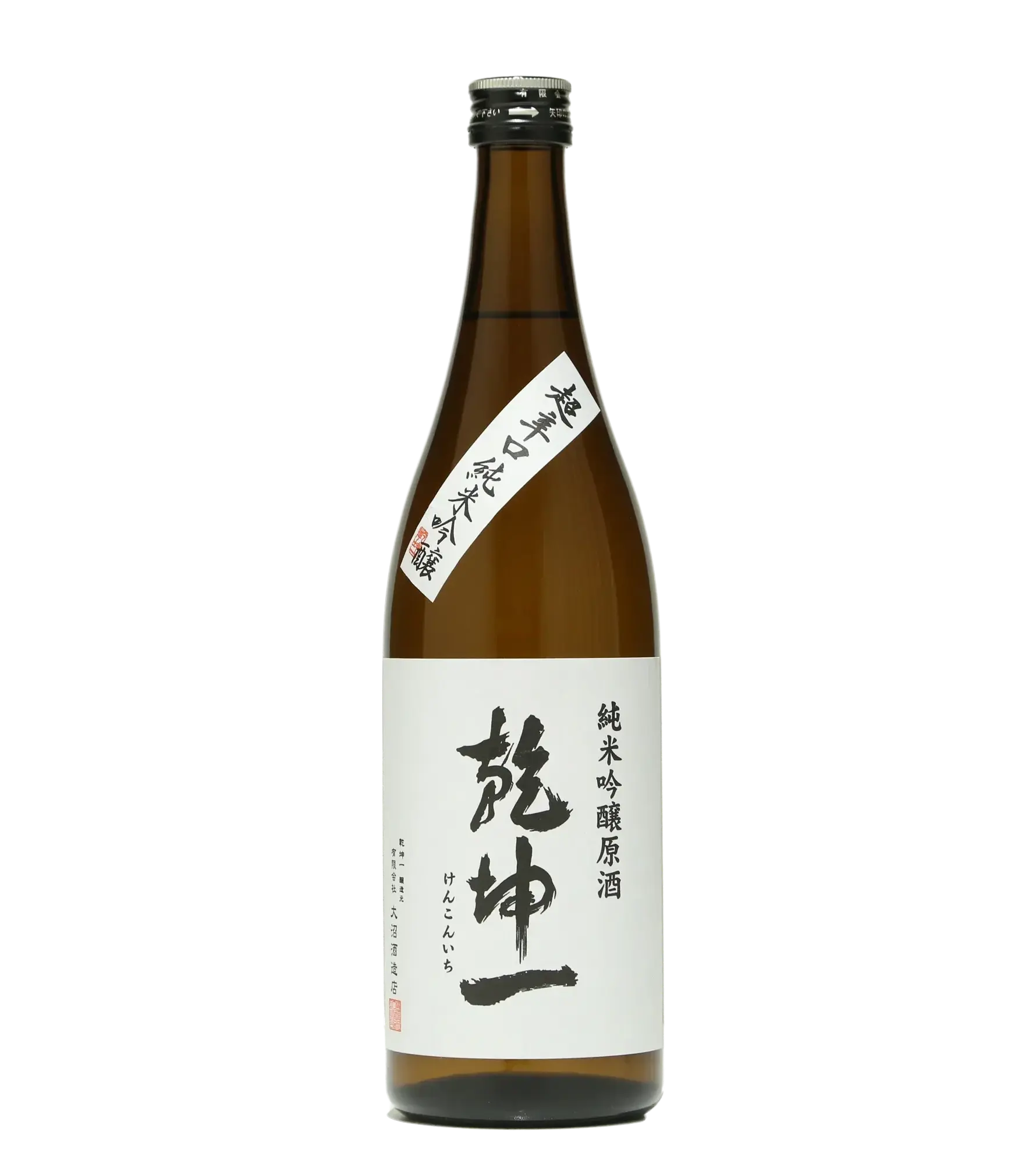 [KENKO02_1800_L3M] 乾坤一 超辛口 原酒 純米吟醸 (1800ml) [日本直送]