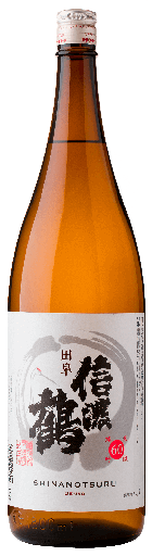 [SHINA01_1800_L3M] Shinanotsuru Junmai Ginjo Miyanishiki 60 (1800ml) [Direct from Japan]