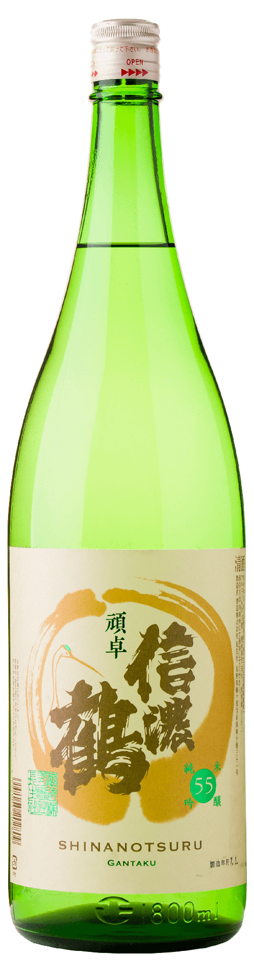 [SHINA02_1800_L3M] 信濃鶴 美山錦55 純米吟釀 (1800ml)