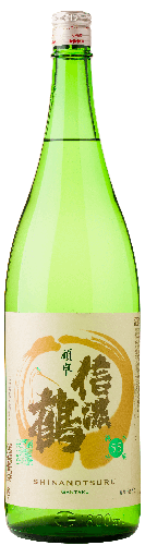 [SHINA02_1800_L3M] Shinanotsuru Junmai Ginjo Miyanishiki 55 (1800ml) [Direct from Japan]