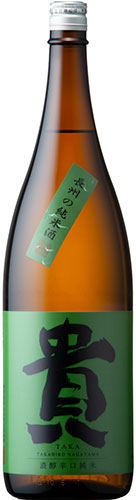[TAKA01_1800_L3M] 貴 濃醇辛口純米 山田錦 80 (1800ml)
