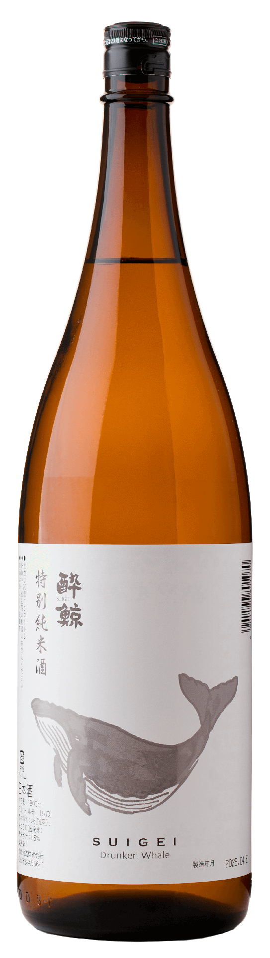 [SUIGE01_1800_L3M] 酔鯨 特別純米 (1800ml)