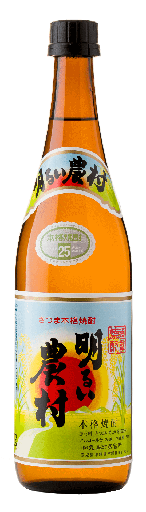 [AKARU01_0720_L12M] Akarui Nouson Imo Shochu (720ml) [Direct from Japan]