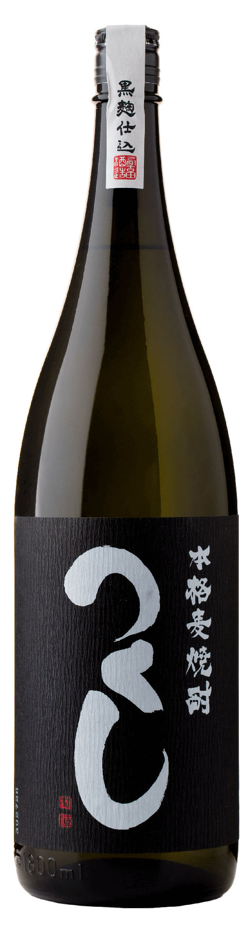 [NISYO02_1800_L12M] Tsukushi Black Mugi Shochu (1800ml) [Direct from Japan]