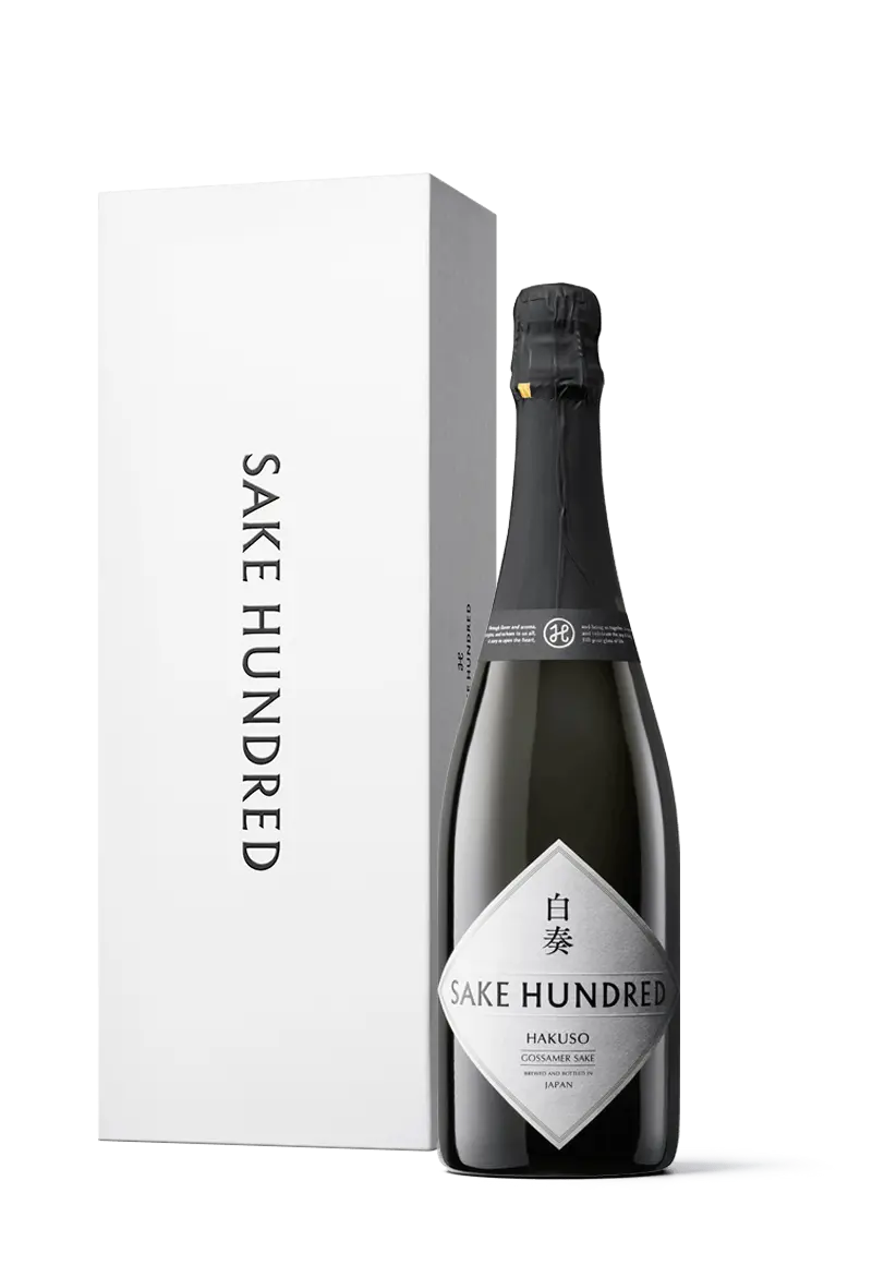 [SAKEH06_0720_2505] Sake Hundred Hakuso Sparkling Sake (720ml) [HK Inventory]