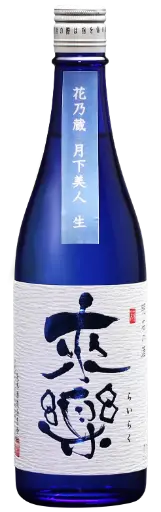 [RAIRA16_0720_2510] Rairaku Hana no Kura Gekkabijin Junmai Namagenshu (720ml) [HK Inventory]