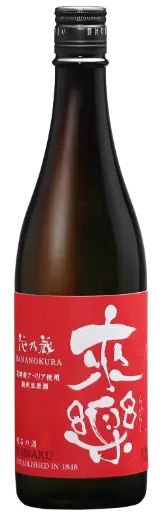 [RAIRA17_1800_2507] Rairaku Hana no Kura Aberia Namagenshu Junmai (1800ml) [HK Inventory]